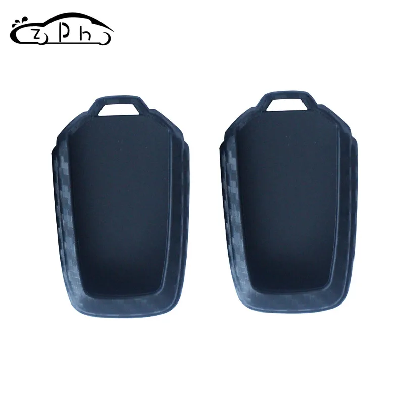 Защитный Мягкий силиконовый чехол-брелок для автомобильного ключа с