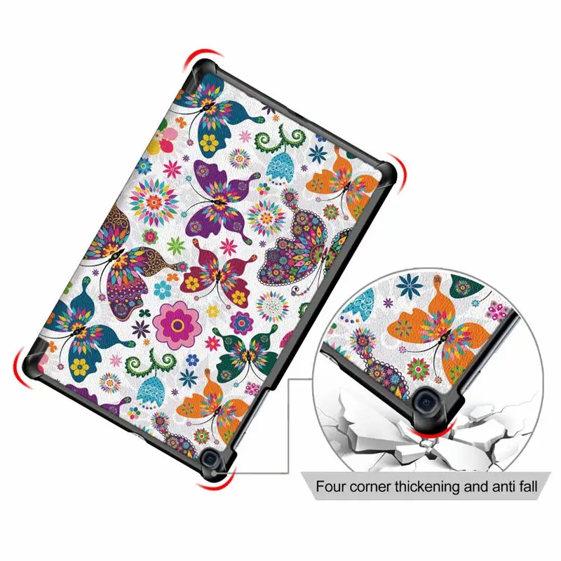 Чехол-книжка для samsung Galaxy Tab A SM-T510 SM-T515 T510 T515, умный чехол для Tab A 10,1 '', чехол для планшета, Funda