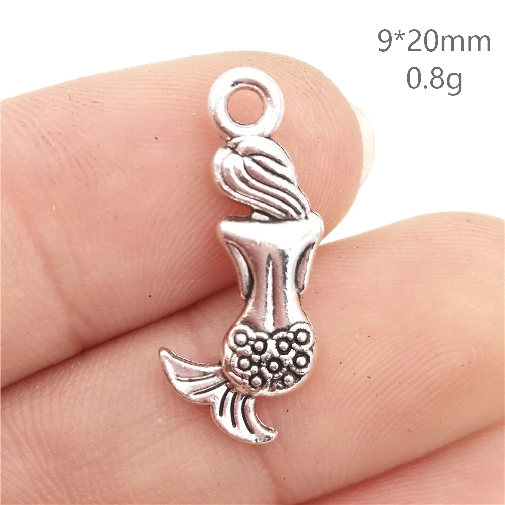 Опт 30 цинковый сплав Пляж океан тема Русалка морская улитка пляжное кресло