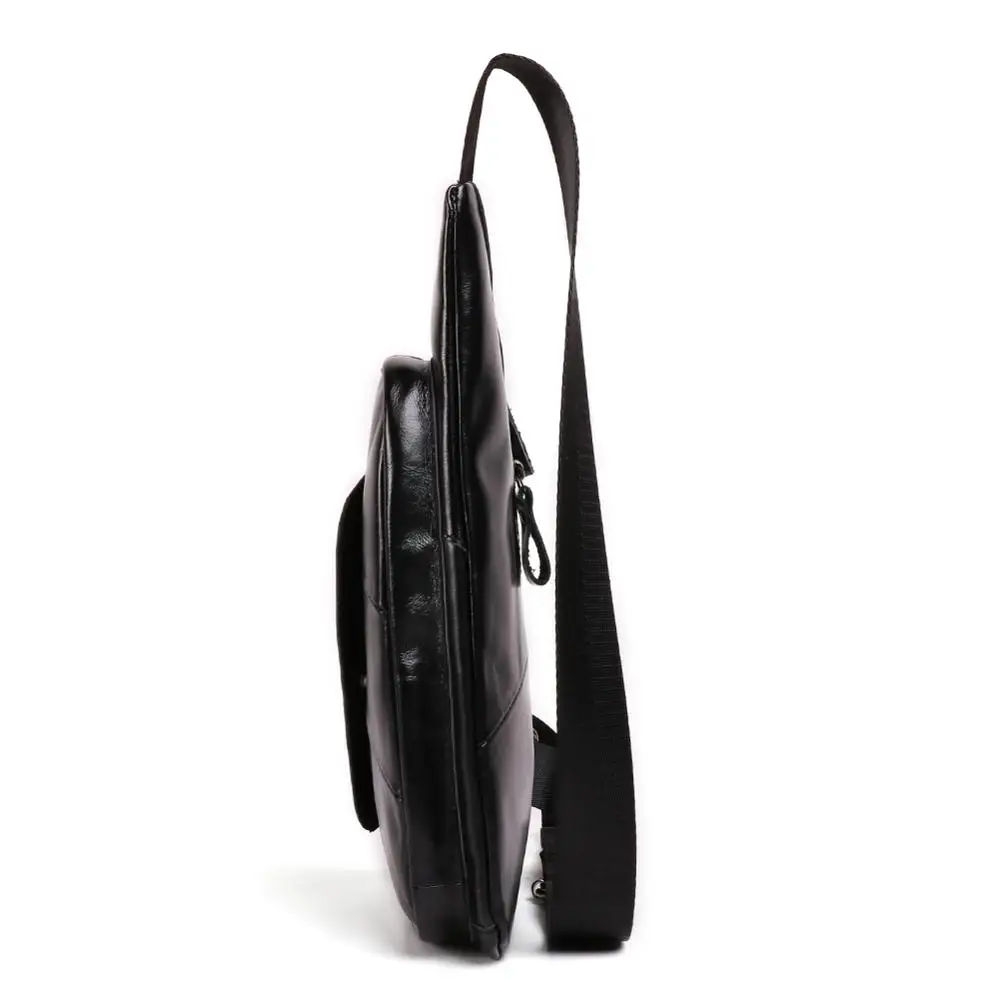 Треугольные мужские кожаные сумки через плечо дорожная сумка из натуральной