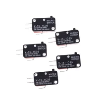 5pcslot 250v 16a microwave oven door arcade cherry push button spdt 1 no 1 nc micro switch v 15 1c25