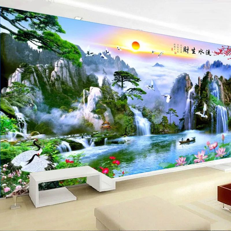 Наборы для вышивания Набор вышивки крестиком сделай сам с большим водным