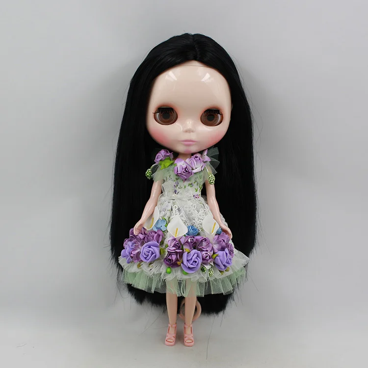 Blyth Обнаженная кукла для серии No.230BL9601 черные волосы подходит для DIY Изменить Игрушки для девочек