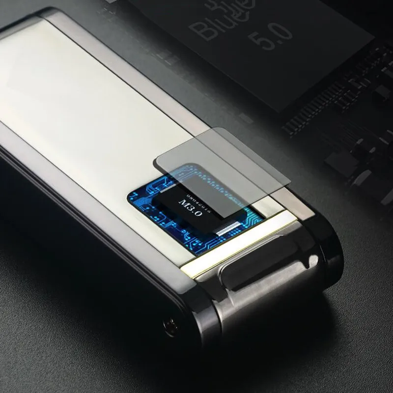 Ветрозащитная USB зажигалка беспламенная плазменная с сенсорным датчиком без