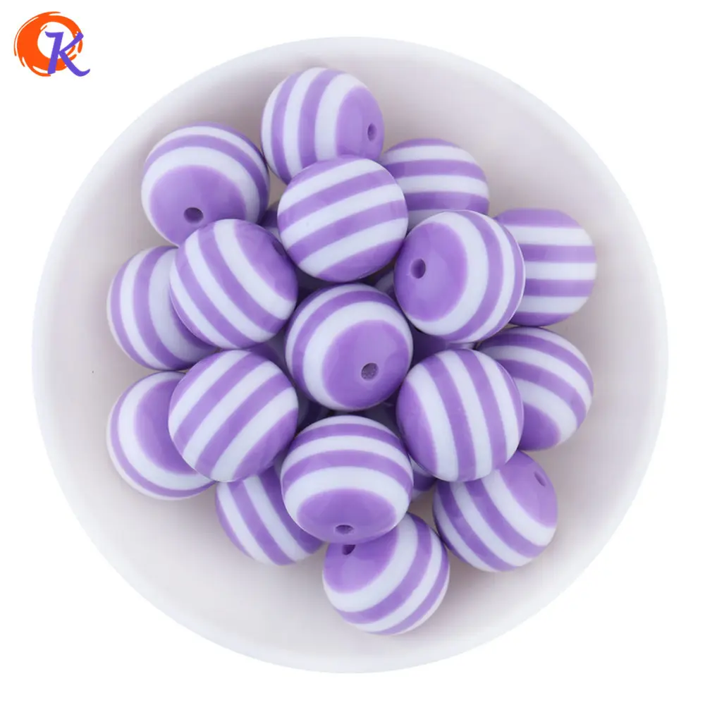 5 Purple Выберите цвет, 20 мм, 100 шт./лот, модные бисерные ювелирные изделия, массивные полимерные полоски, бусины для детей, массивное ожерелье ручной работы, изготовление ювелирных изделий - Цвет: 5 Purple