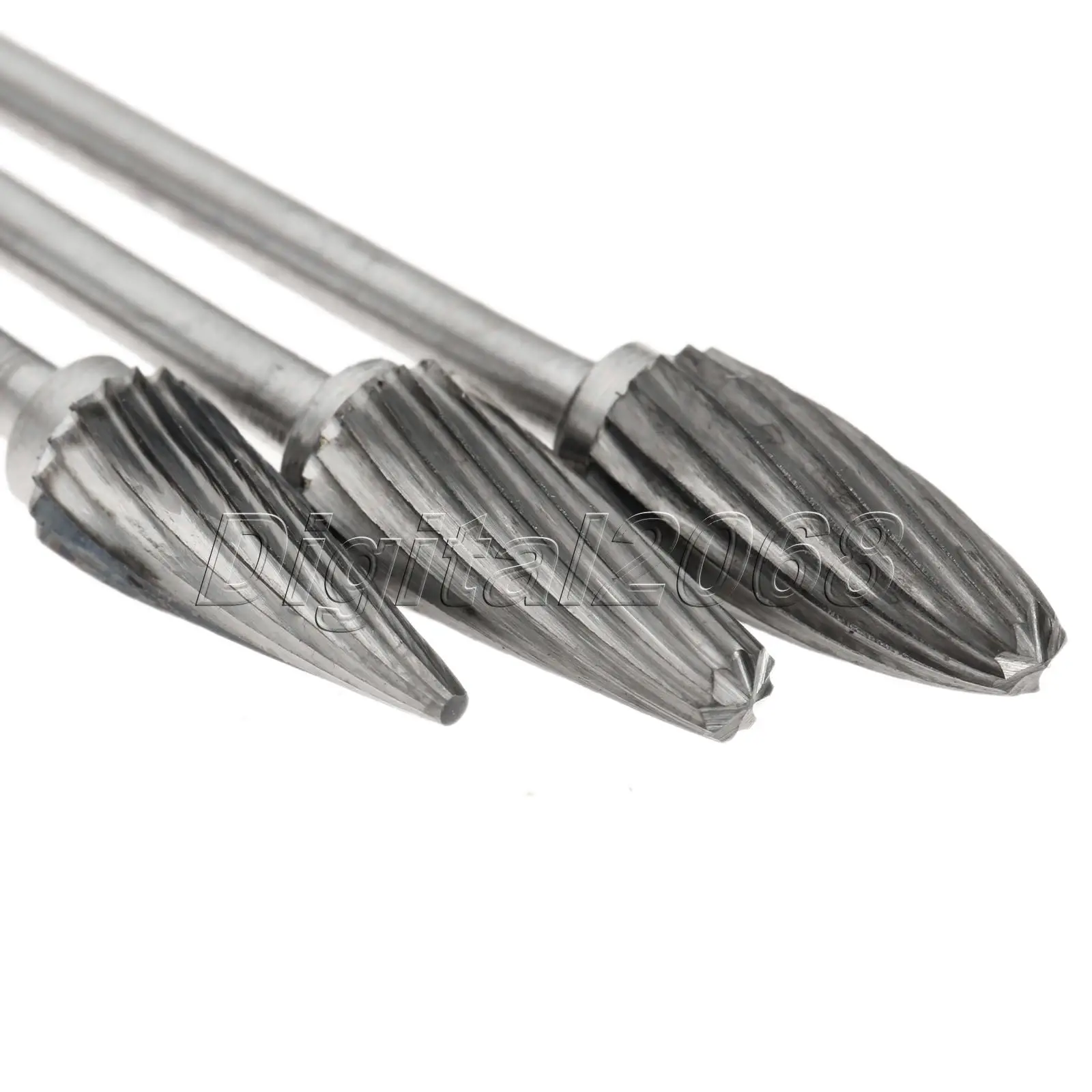 

Hot 10pcs Tungsten Steel Solid Carbide Burrs Kit Rotary Tool Dremel Accessories Drill Bit Carving Grinding Cutting Head 2.34x6mm