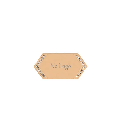 No Logo Rose Gold YUKAM, нержавеющая сталь, Золотой Ромб, индивидуальный логотип, выгравированный Гео бар, горка, амулеты, хранитель для DIY браслетов, ювелирных изделий - Окраска металла: No Logo Rose Gold