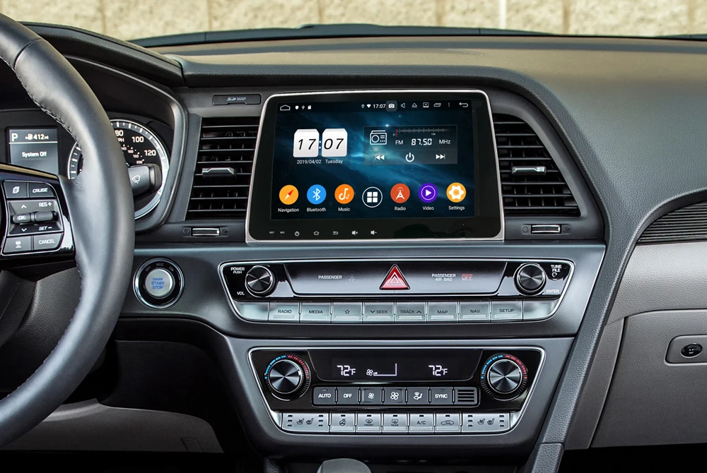 Owtosin автомобильный Радио Мультимедиа Видео плеер навигация gps Android 9,0 для hyundai Sonata автомобиль 4 Гб ram 32 Гб rom