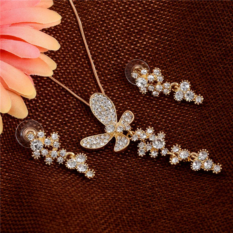 Женские Наборы украшений из искусственного жемчуга австрийские кристаллы