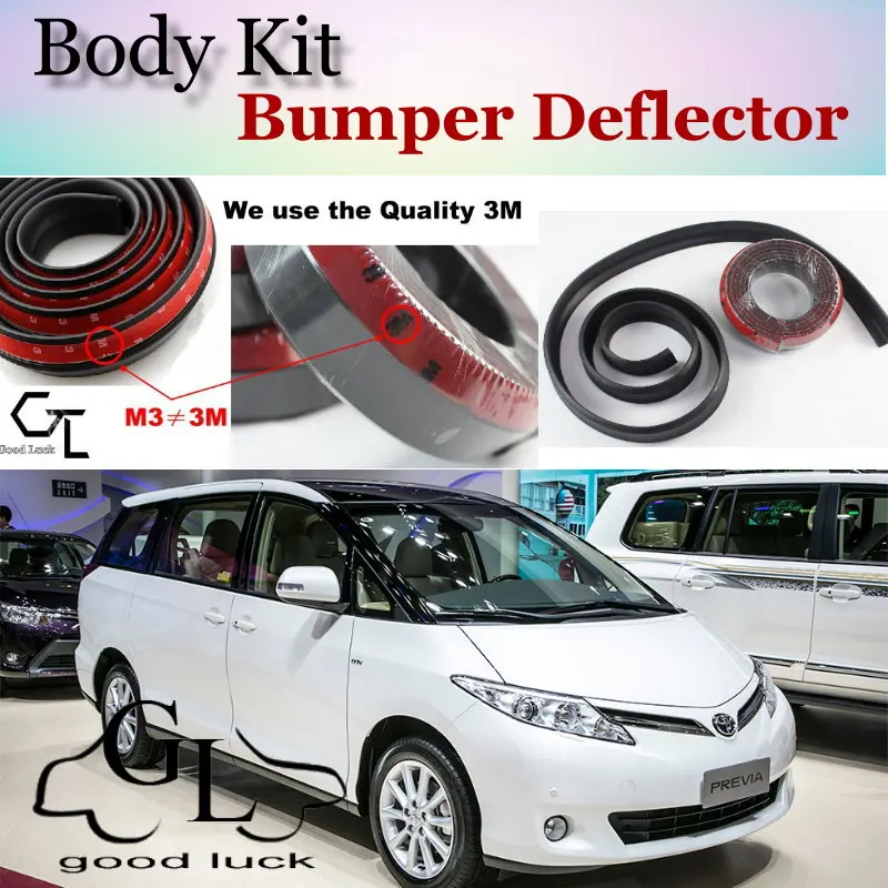 

Бампер для TOYOTA Previa XR Canarado Estima Tarago, передний спойлер, дефлектор, комплект кузова TOPGEAR, юбка в полоску