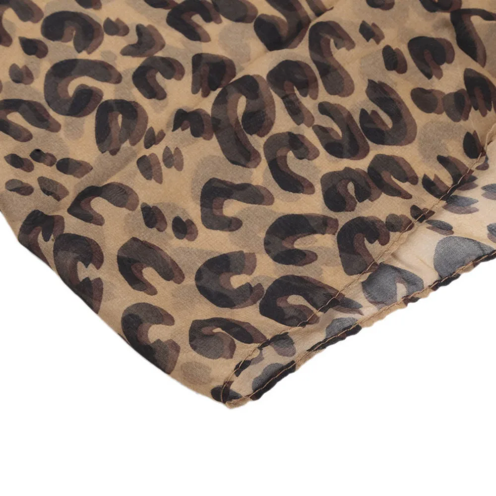 

New Square Scarves Fashion Design Long Sexy Leopard Scarf Women Warmth Animal Print Leopard Shawl Winter Foulards Muslim