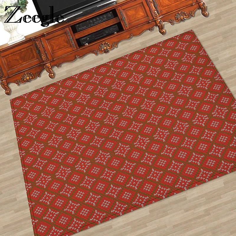 

Zeegle Geometric Floor Mats Entrance Mats Anti-slip Living Room Rug Bedroom Carpets Bedside Rugs Kids Room Carpets Kitchen Mat