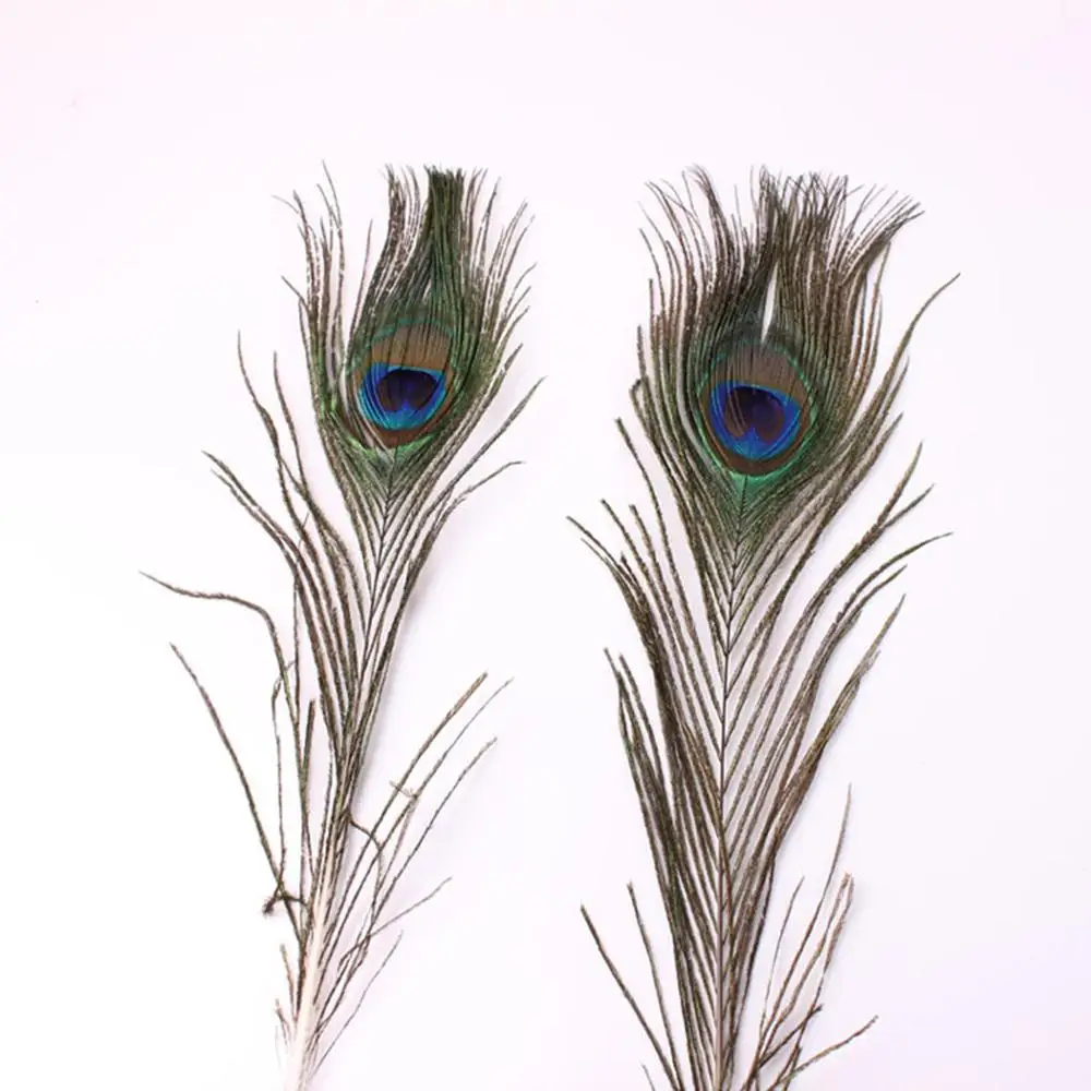 Ваза из натуральных павлиньих перьев ваза с большими глазами для украшения дома