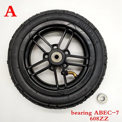 A wheel Колесо для скутера, Электрический скутер, диаметр колеса 200 мм, 2 шт./партия - Цвет: A wheel