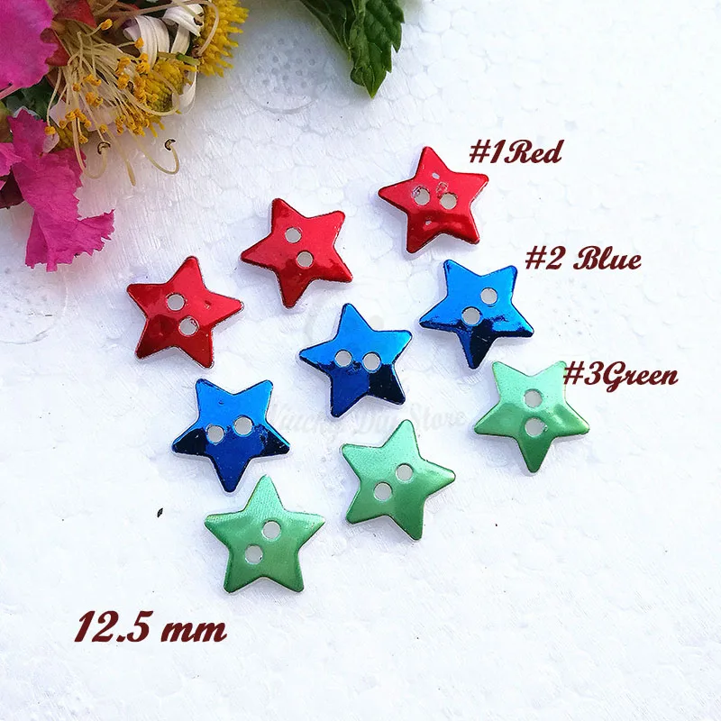 50 шт один/смешанный цвет красный синий зеленый звезда Рождественские
