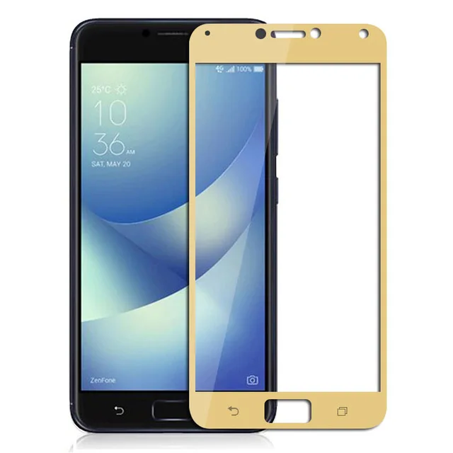 Закаленное 3d стекло для ASUS Zenfone 4 Max Plus 2 шт. полное покрытие экрана Защитная пленка