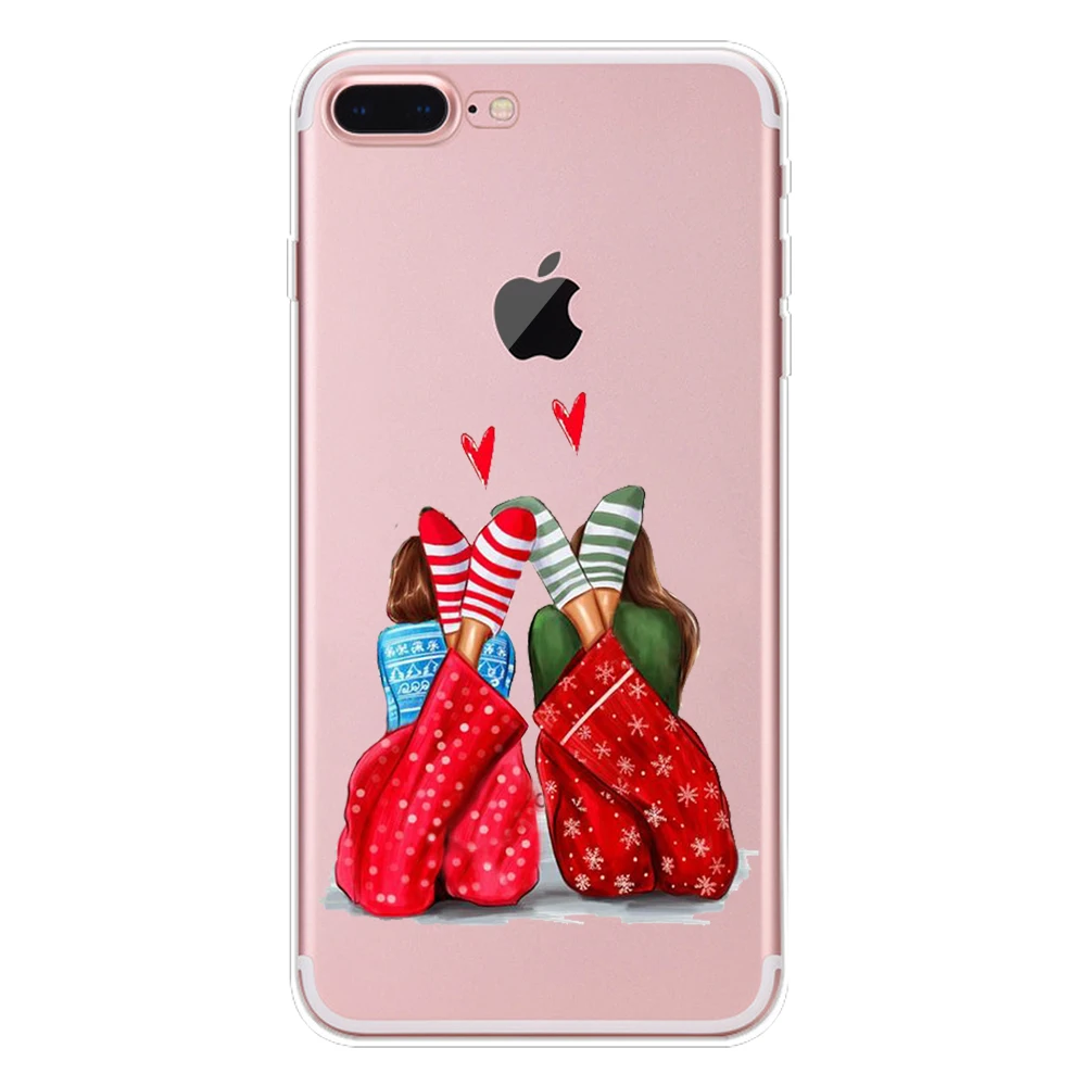 Мягкий чехол из ТПУ для iphone 7 8 6 6S Plus X XS Max XR 5 5S SE силиконовый Модный милый