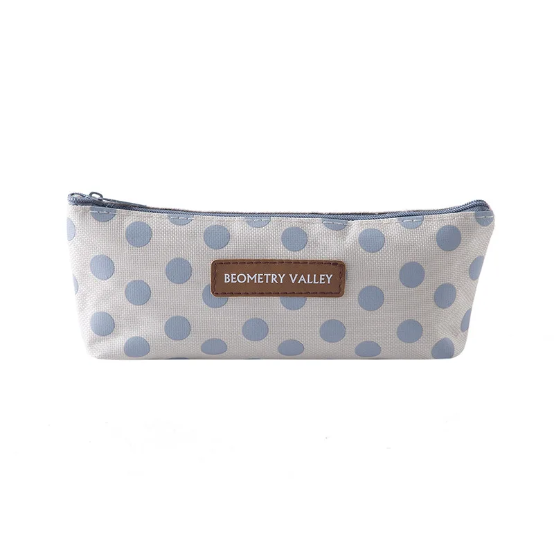Simple Fresh lattice kawaii Pencil case cute pencilcase Creative Retro bag Students Box school supplies Stationery | Канцтовары для