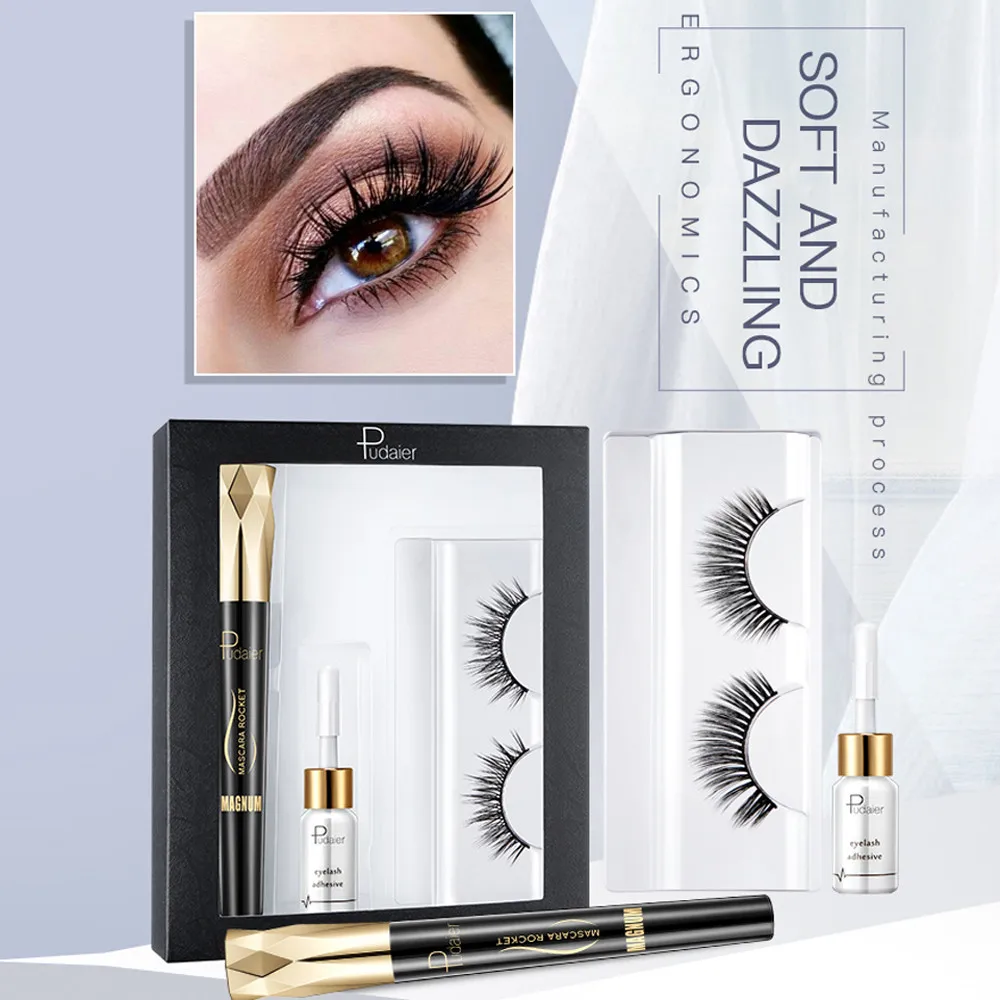 Черные Накладные ресницы для макияжа индивидуальные расширение средство снятия