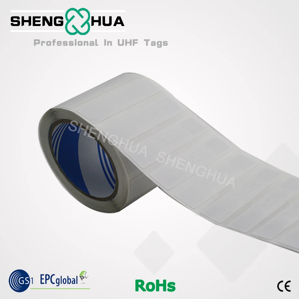

50pcs/lot low cost self-adhesive printable passive uhf rfid label for logistic warehouse inventory management