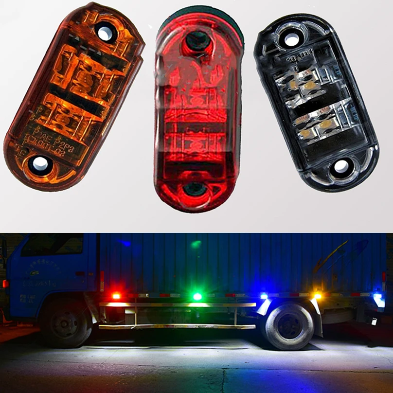 10 шт. Автомобильные светодиодные боковые габаритные огни 12 В 24 В|12v car led lamp|car