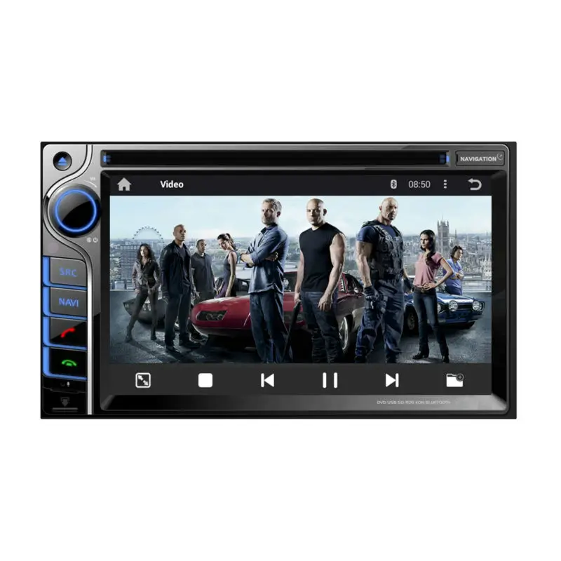 6.2'' 2 Din Android 5.1 DVD GPS Universal Navigation System with HD Capacitive Screen BT Phonebook | Автомобили и