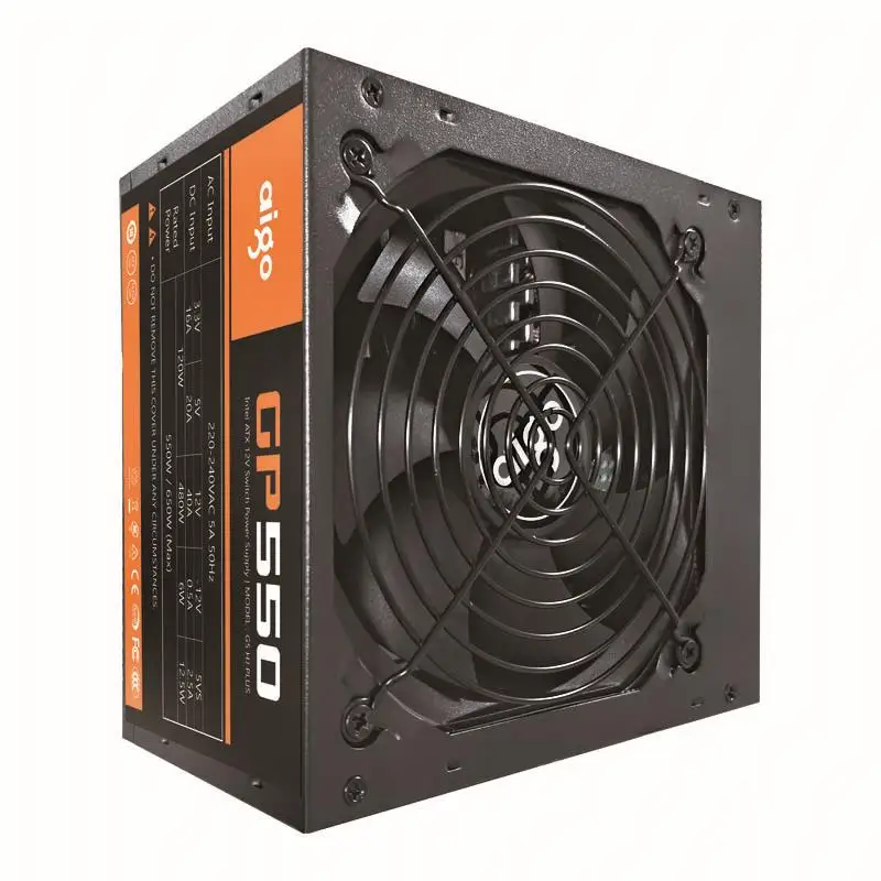 Aigo 550 Вт компьютерный блок питания ATX mini psu itx 80 plus Bronze UK Plug Active Flex ITX PC power 12 В питания