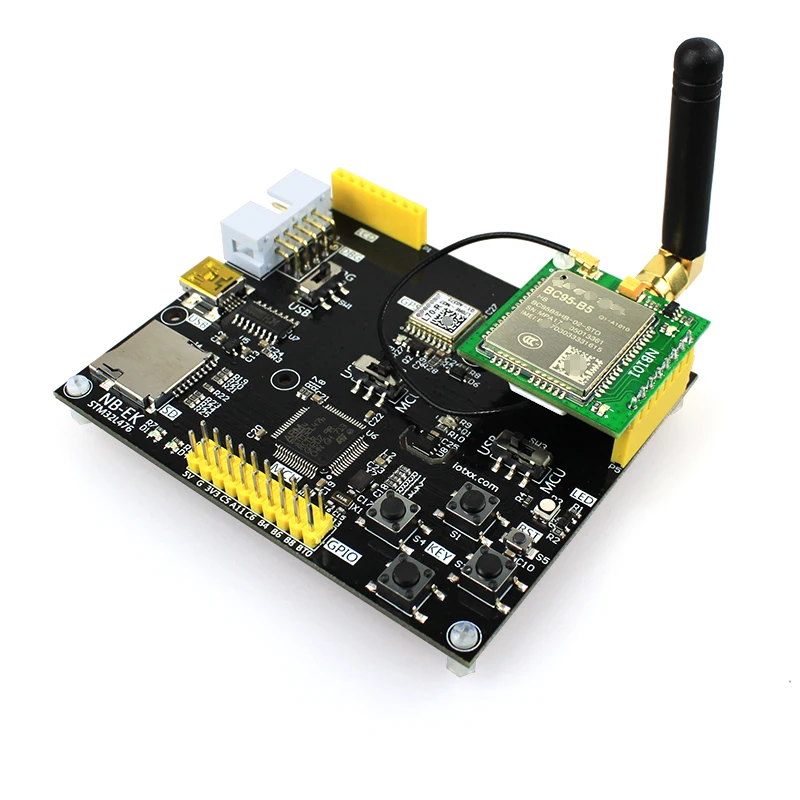 

JINYUSHI для Φ BC95 макетная плата LTE NB-IoT беспроводной модуль STM32L476 с GPS и 128*128 TFT-экран