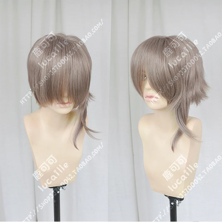 Аниме Принцесса главный Ange косплей парик короткие Серебристые серые