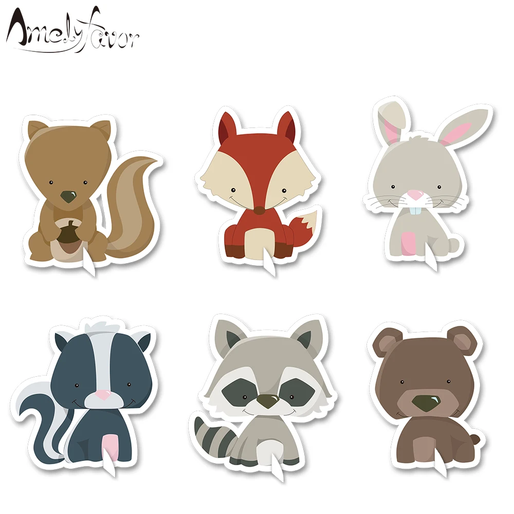 Лесной животный тематический стол с животными из леса серии 1 Животные украшения