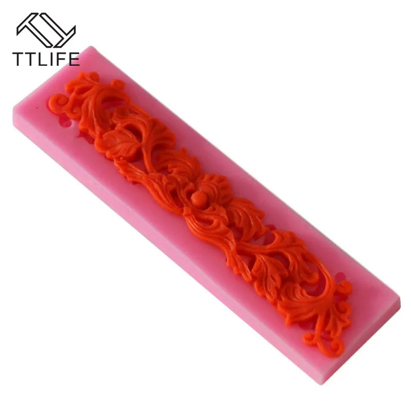 TTLIFE Европейский рельеф кружева силиконовые формы резинка паста для
