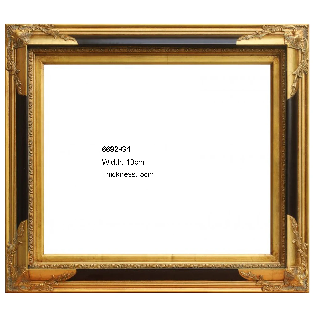 Винтажная фоторамка для картин маслом и холщовых принтов в качестве подарка