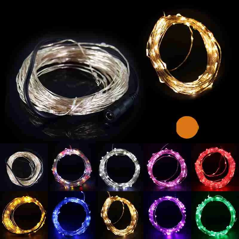 

SZYOUMY Waterproof Outdoor Christmas Fairy Lights 10m 20m 30m 40m 50m Copper Wire LED String Light Warm White Garlands Light