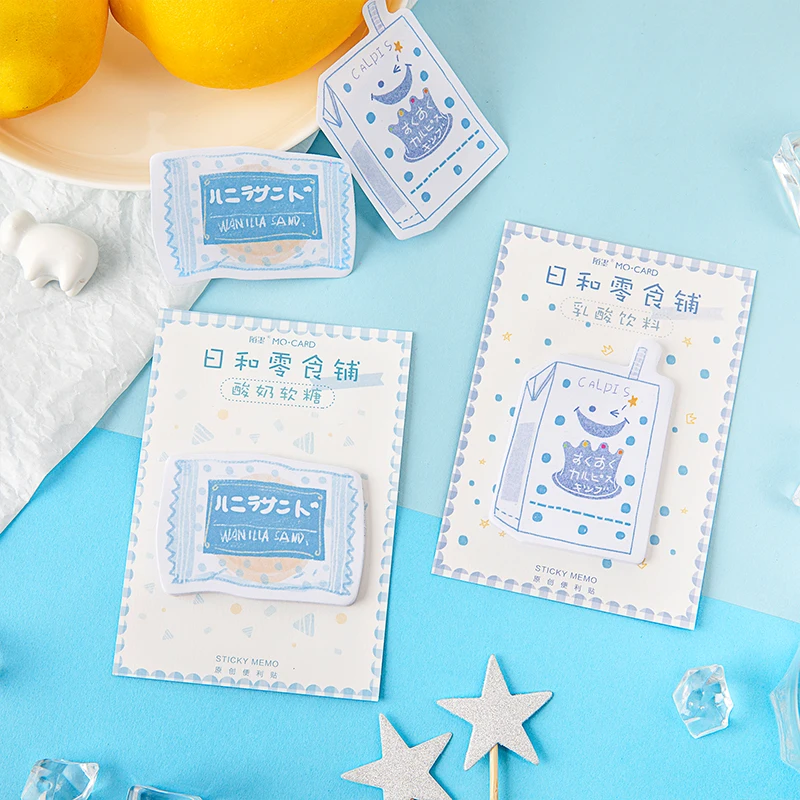 30 листов/коврик японские консервированные напитки липкие нотки Милая молочная