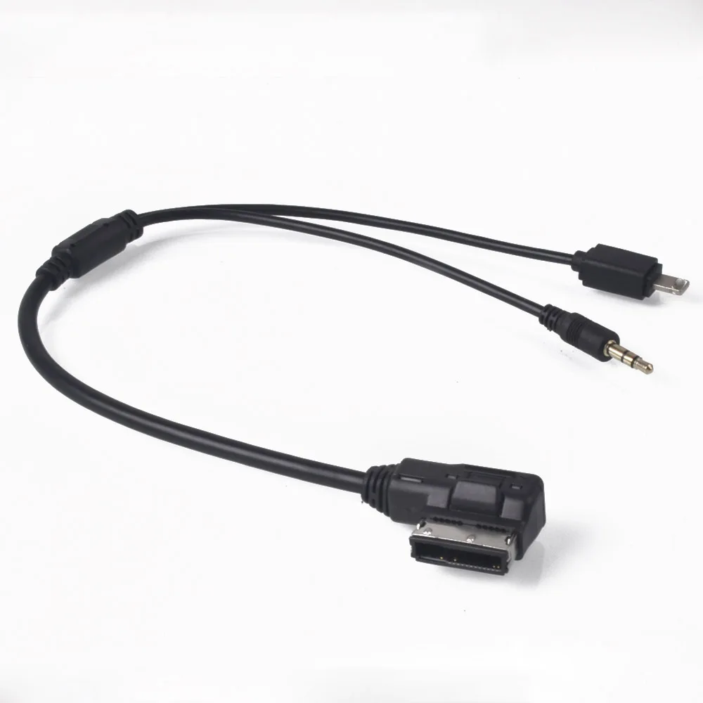 for vw Tiguan Passat cc Jetta MK5 Golf MK6 music aux adapter cable for AUDI AMI MMI A4 A6 Q5 Q7  After 2009 for phone