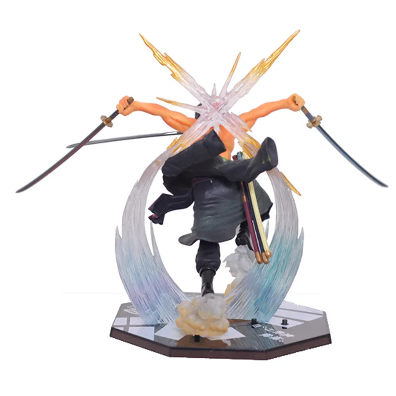 17 см Roronoa Зоро Битва Ver Аниме одна деталь ПВХ Фигурки игрушки для детей