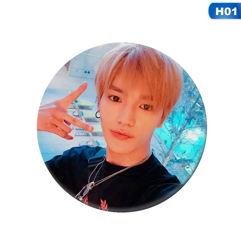 Корейская KPOP NCT NCT127 цепь альбом брошь, значок на булавке аксессуары для одежды шляпа украшение для рюкзака