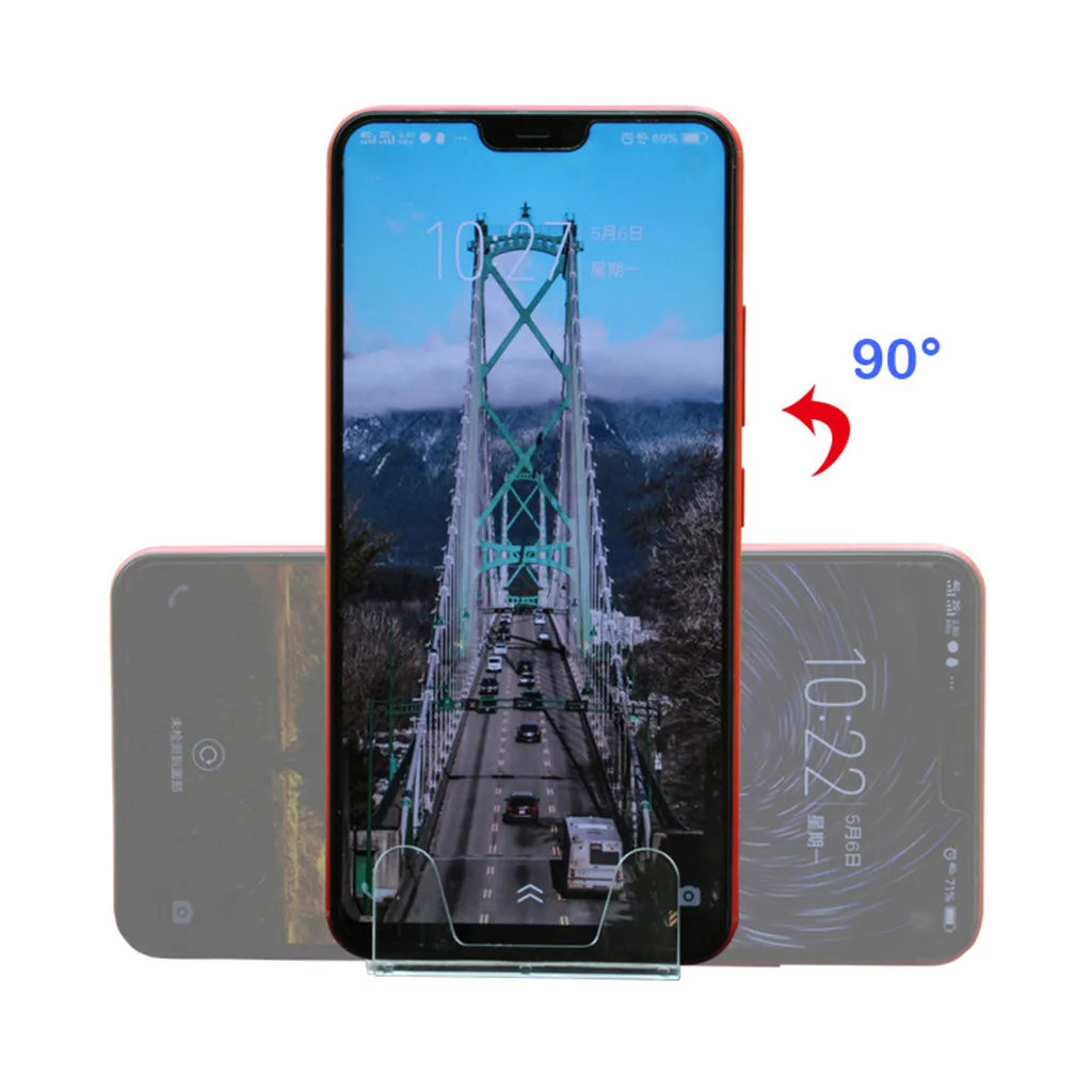 WUPP Ornaments Solar doll 2019 NEW HOT SALE Universal Center Console Car Phone Holder Mini Transparent Invisible Bracket 9611 | Автомобили