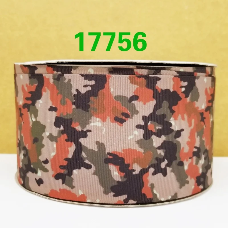 50 ярдов мультфильм напечатанный grosgrain ленты 15093 - Цвет: 17756