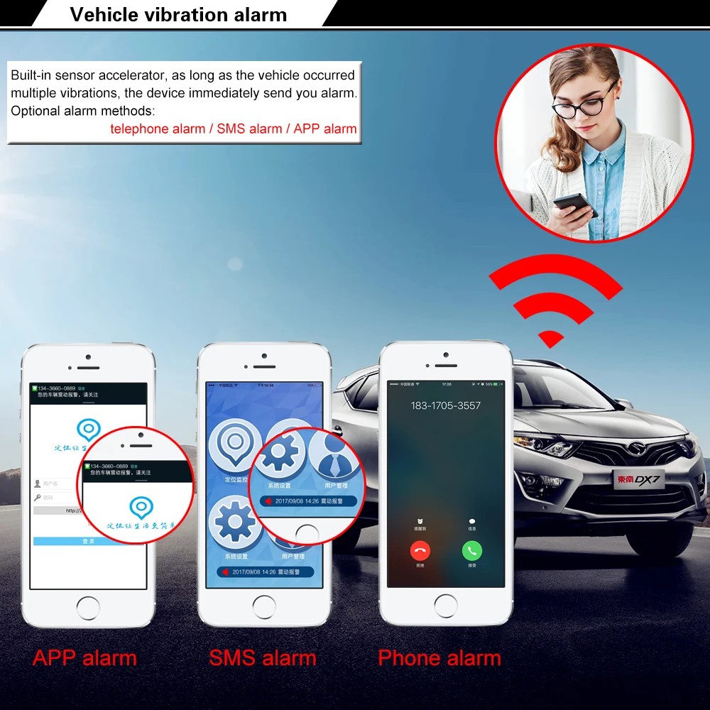 GT06 gps, sms, GPRS Автомобильный трекер транспортных средств дистанционный Определитель местоположения Управление отслеживающий прибор с сигнализацией монитор для мотоцикла и скутера