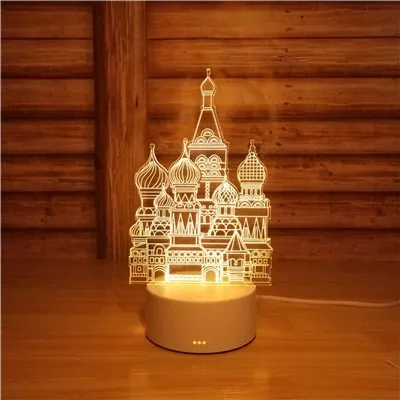 3D 3 цвета планету в Звездном стиле с медуз механический скобочный шов/R освещения