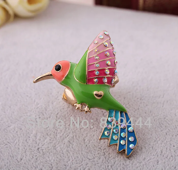 Модное цветное кольцо с птицей оптом | Украшения и аксессуары