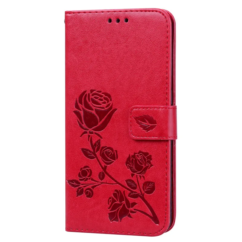 Red 3D кожаный чехол для SAMSUNG Galaxy A30, флип-кошелек, чехол-подставка для телефона Galaxy A30 A 30 SM-A305F A305 A305F, чехлы, чехол - Цвет: Red