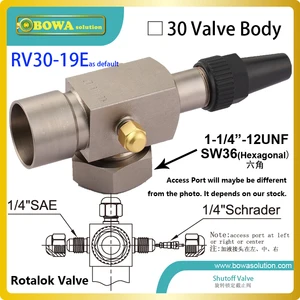 Rotalock Valves  working as Spare parts and accessory for all semi-hermetic, hermetic pistion, scroll and screw compressors