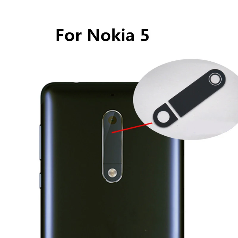 Новая задняя камера, стеклянная крышка объектива для Nokia 8 7 Plus 6,1X6X5 с клейкой лентой, Замена+ номер отслеживания