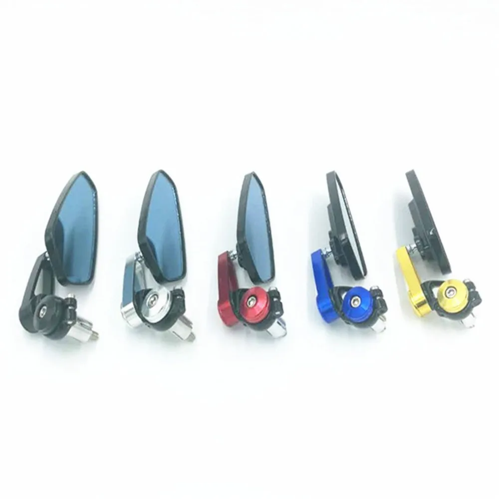New Universal Motorcycle Aluminum Modified Hand Mirror Electric Vehicle Reflector Mirror Moped Rearview Mirror With Handlebar