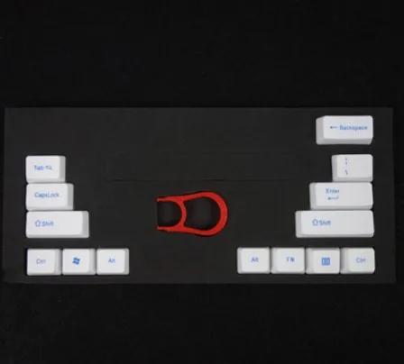 14 шт./компл. механическая клавиатура Ctrl Alt клавишу shift Шапки большими клавишами позиции механическая клавиатура универсальная OEM Стандартный ключ Шапки - Цвет: white blue