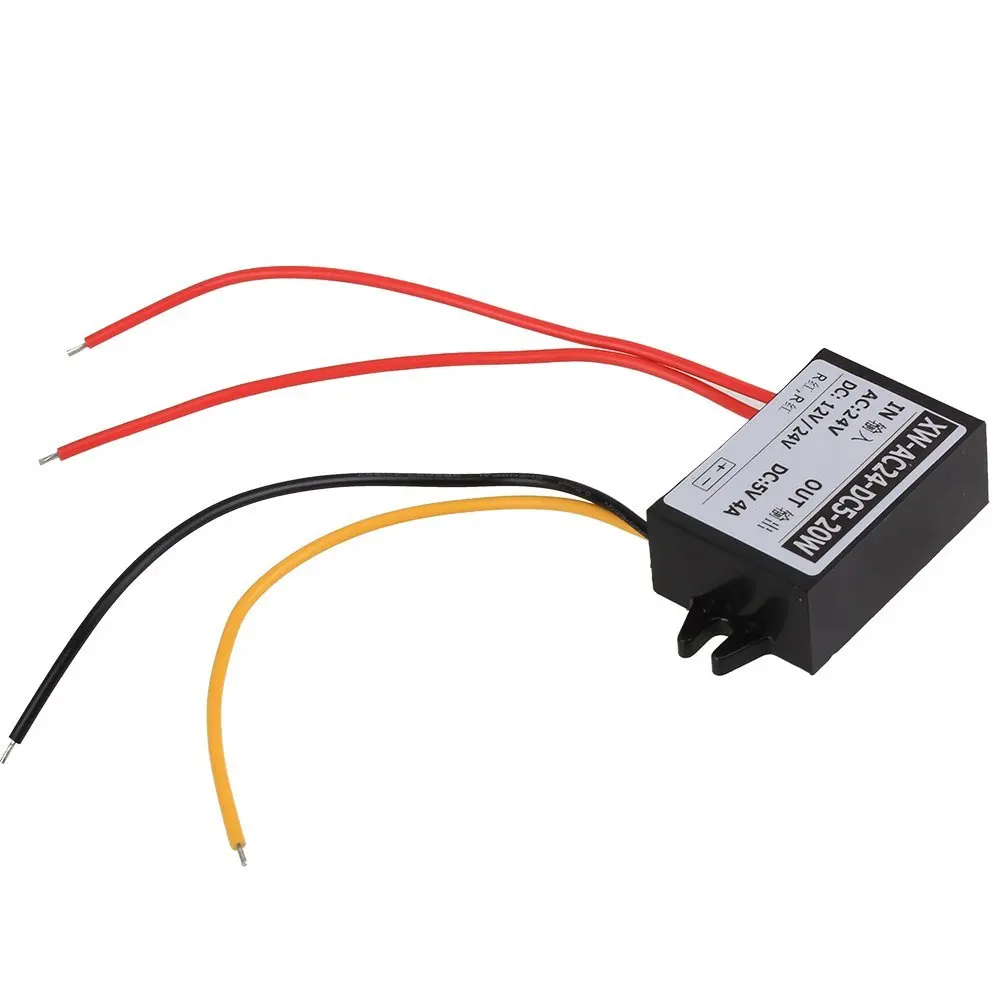 Car LED Waterproof DC (AC) / Buck Converter 24V 12V 36V (8V-40V) to 5v 4A 20W | Обустройство дома