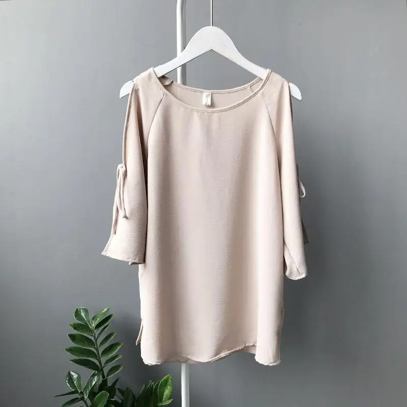 NFIVE бренд 2017 женские шифоновые блузки без бретелек новая летняя рубашка с