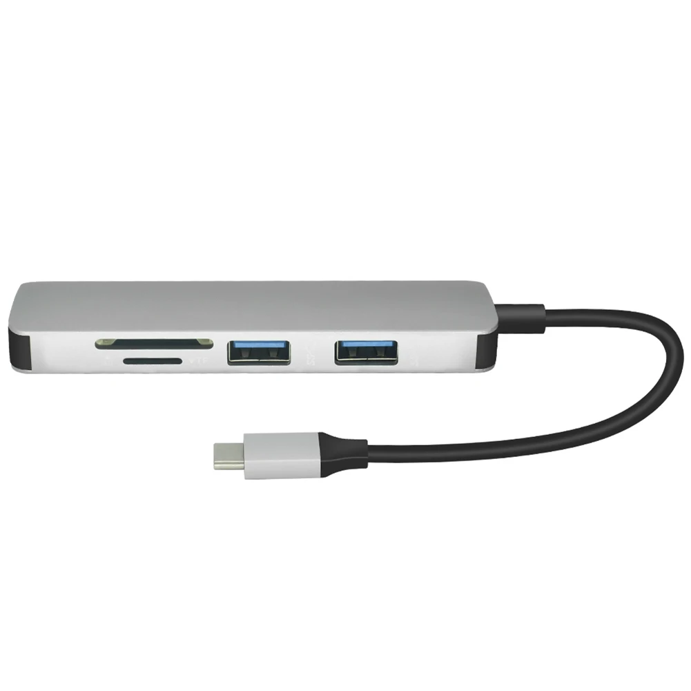 5 в 1 USB C концентратор type C концентратор для HDMI Ethernet мульти USB 3,0 порт адаптер для MacBook Pro Air Dock USB-C концентратор